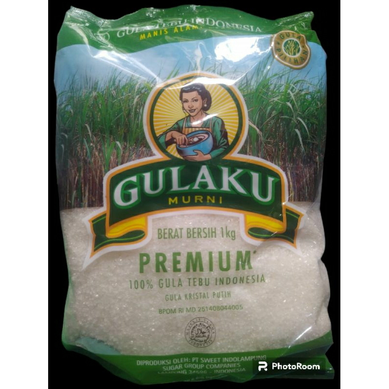 

Gula merk Gulaku 1KG