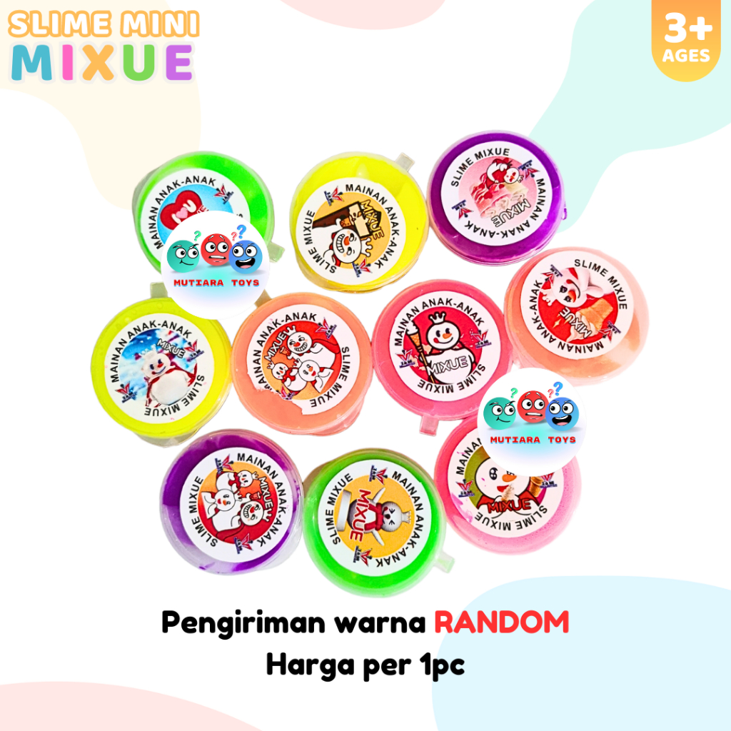 MWN Mainan Anak Slime 2 warna Mixuee - 1pc