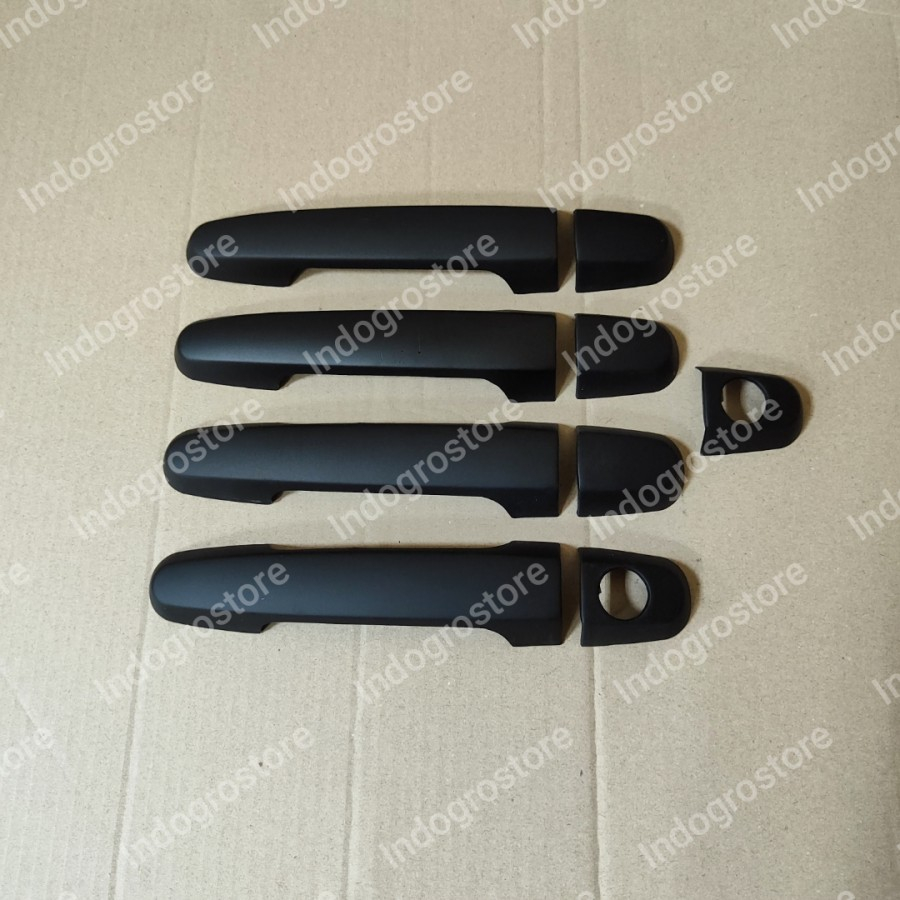 Cover Handle Pintu Hitam / Chrome Mobil Toyota Vios / Limo Lama 2003 2004 2005 2006 2007 2008 2009 2010 2011 2012 2013 2014 2015 2016