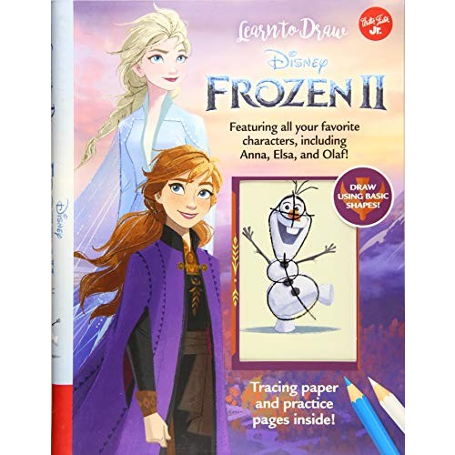 Learn to Draw Disney Frozen 2 Buku Gambar Mewarnai