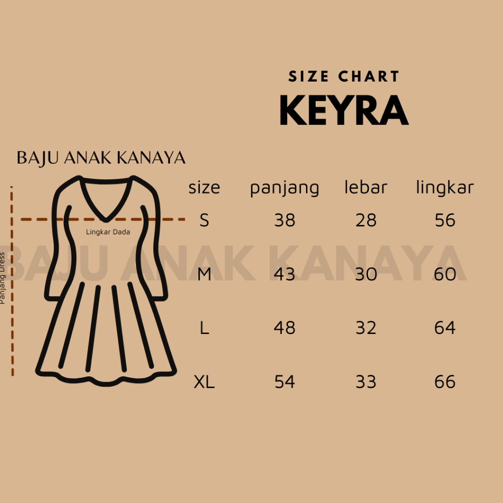 6 BLN - 4 THN DRESS BAYI KEYRA DRESS BAYI PEREMPUAN