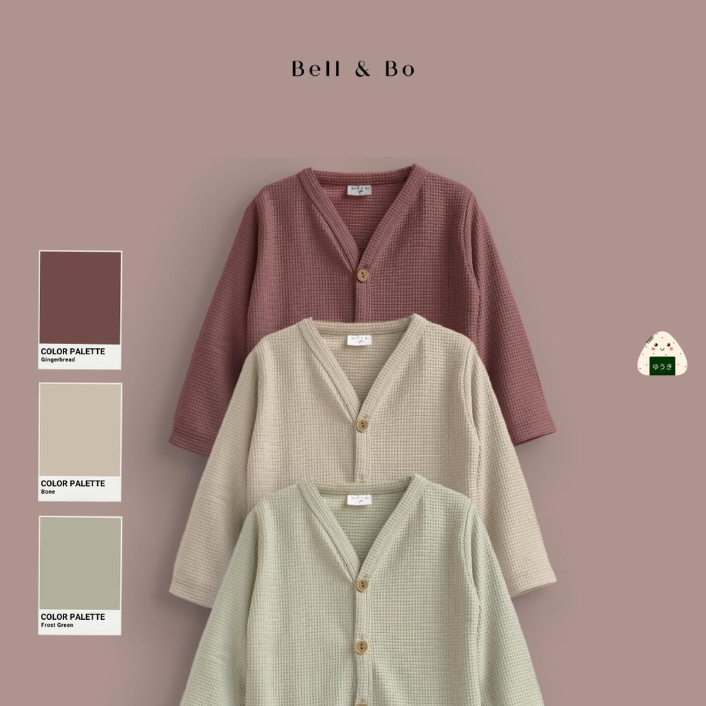 BELL&amp;BOO MURAH CORA CARDIGAN ANAK PEREMPUAN UNISEX A1B2C3