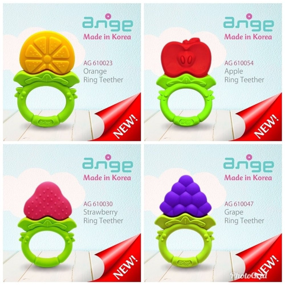 ANGE MURAH TEETHER RING 3D BANANA GIRAFFE GRAPE WATERMELON MAINAN GIGIT ANAK GIGITAN A1B2C3