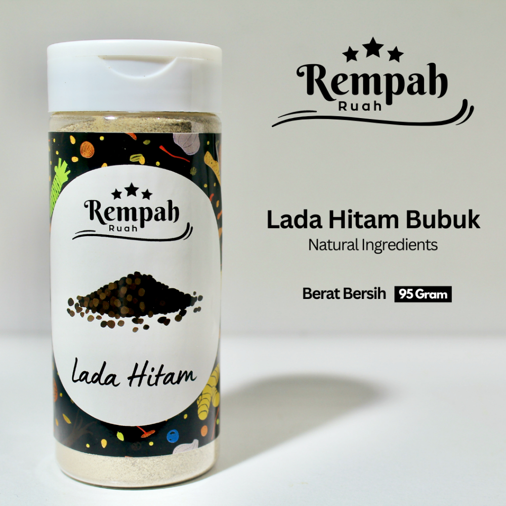 

Rempah Ruah - Lada Hitam Bubuk 90gr