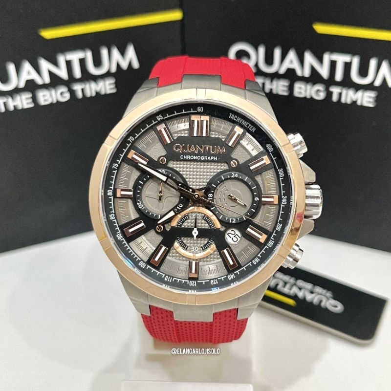 JAM TANGAN PRIA QUANTUM TTG1003.068 RUBBER ORIGINAL