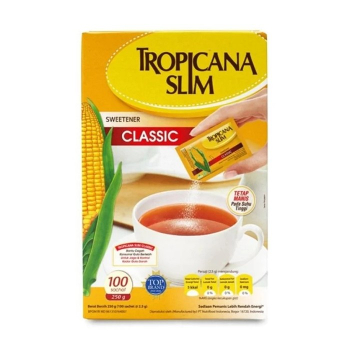 

TROPICANA SLIM SWEETENER 100 S BOX