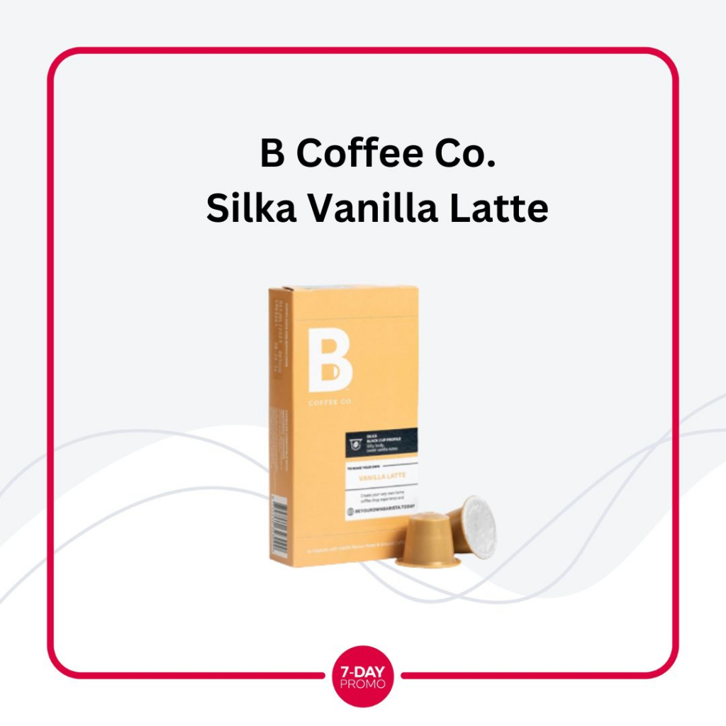 B Coffee Co. Nespresso Compatible Capsules Kopi Kapsul Silka Vanilla