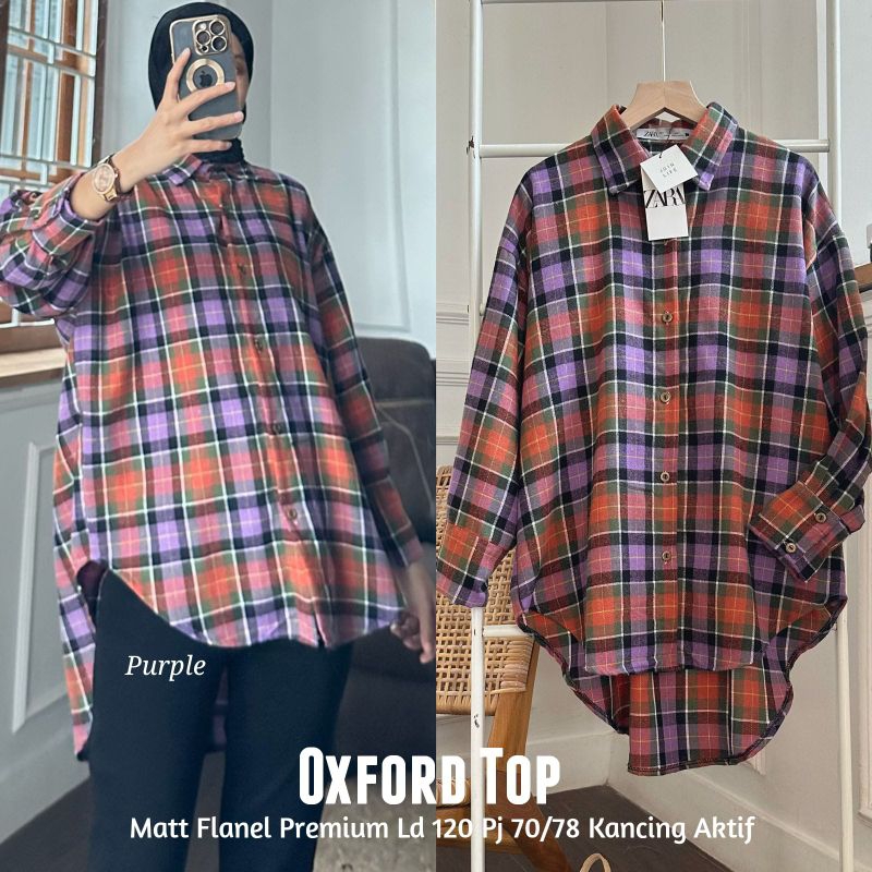 OXFORD BLOUSE WANITA