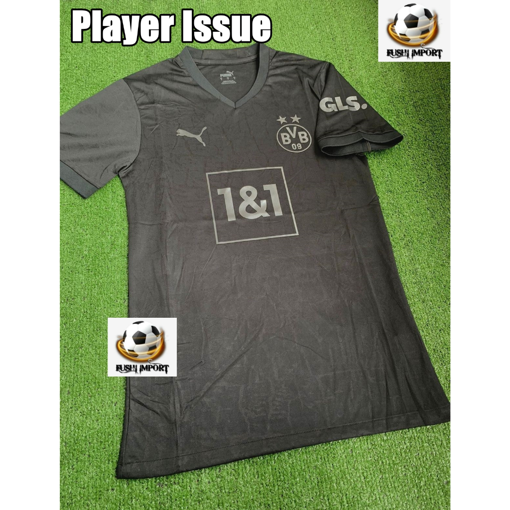 Player Issue | Jersey Baju Bola Dortmundd Special Black Hitam NEW 2022 2023 Drifit Adv Vaporknit