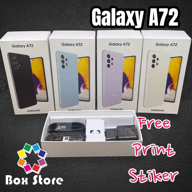 

DUS SAMSUNG A72 FREE STlKER & FULL AKSESORIS - Fullset - Kotak A72