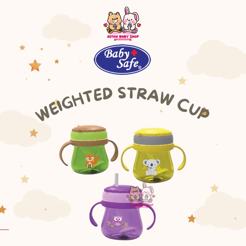 Baby Safe Weighted Straw Cup JP019 Babysafe training cup Babysafe weighted cup