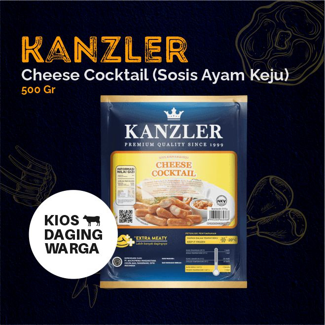

Kanzler Cheese Cocktail - 500 gram