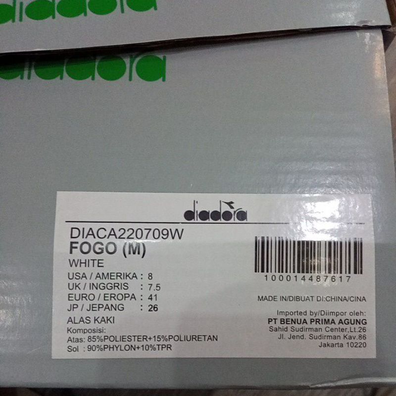 sepatu diadora Fogo (M)