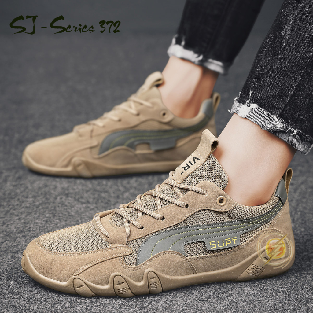 [JWALK] Sepatu Sneakers Pria Keren Trendy Motif Ombak Part 2 Nyaman Kualitas Import Premium -372