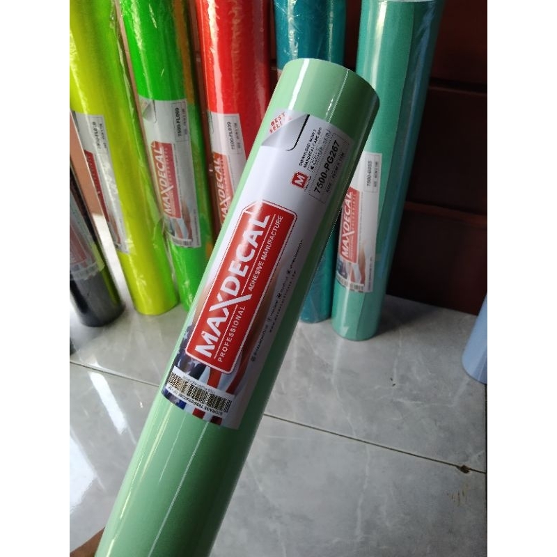 [ MAX DECAL PASTEL ] SKOTLET WRAPING STIKER WARNA HIJAU PASTEL GREEN
