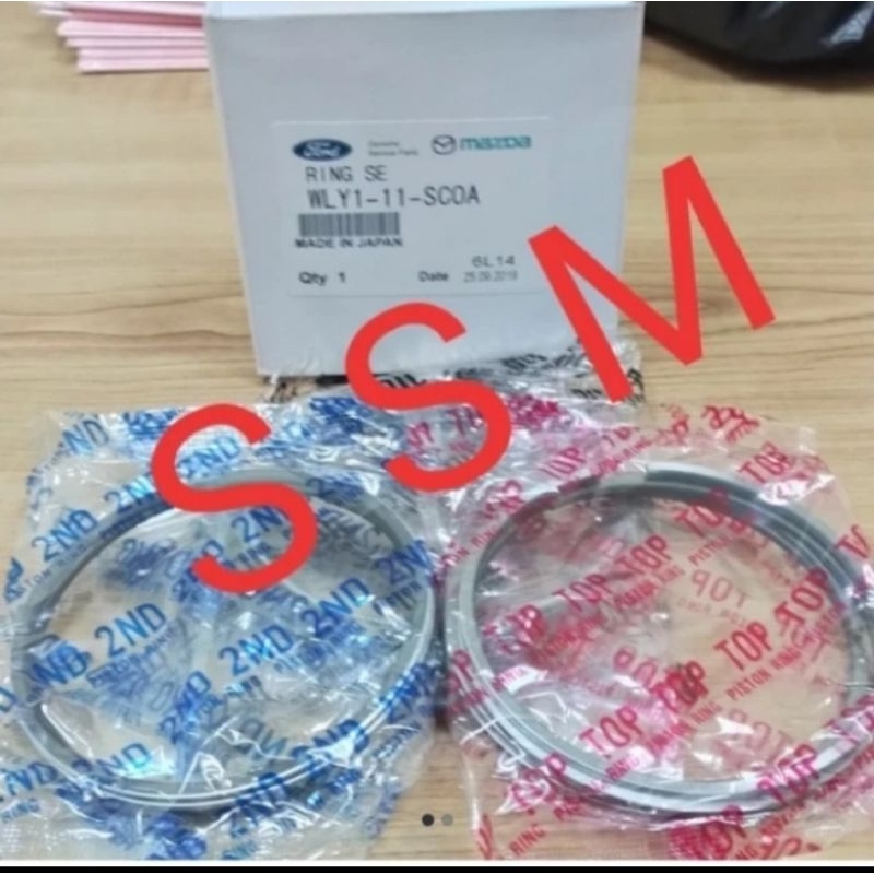 RING PISTON SET ATAU RING SEHER  FORD RANGER 2500CC OVERSIZE STANDAR 0.50