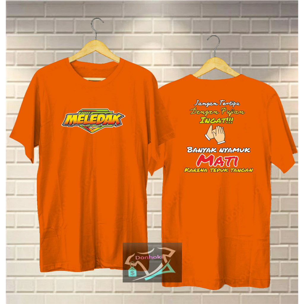 KAOS MELEDAK jangan tertipu Nyamuk dtf  COWOK ATASAN PRIA WANITA KAOS COWOK