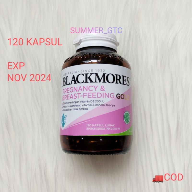 blackmores pregnancy and breast feeding gold 120 kapsul kalbe 120 tablet