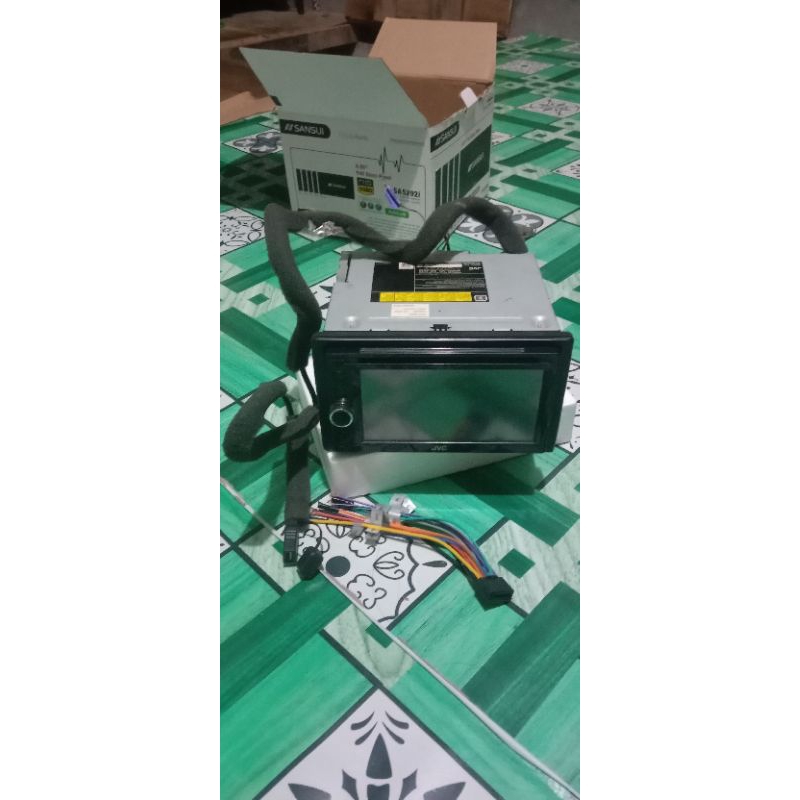 tape mobil head unit double din original JVC EX Honda