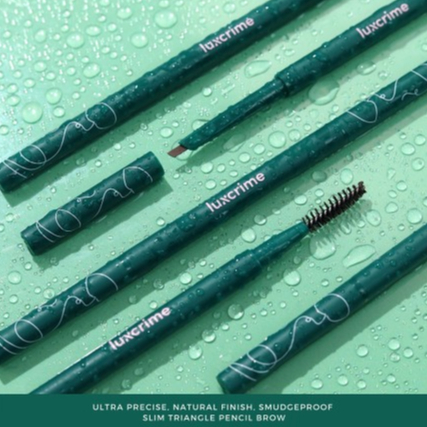 Luxcrime Brow Pencil Slim Triangle I Ash I Brown I Dark Brown