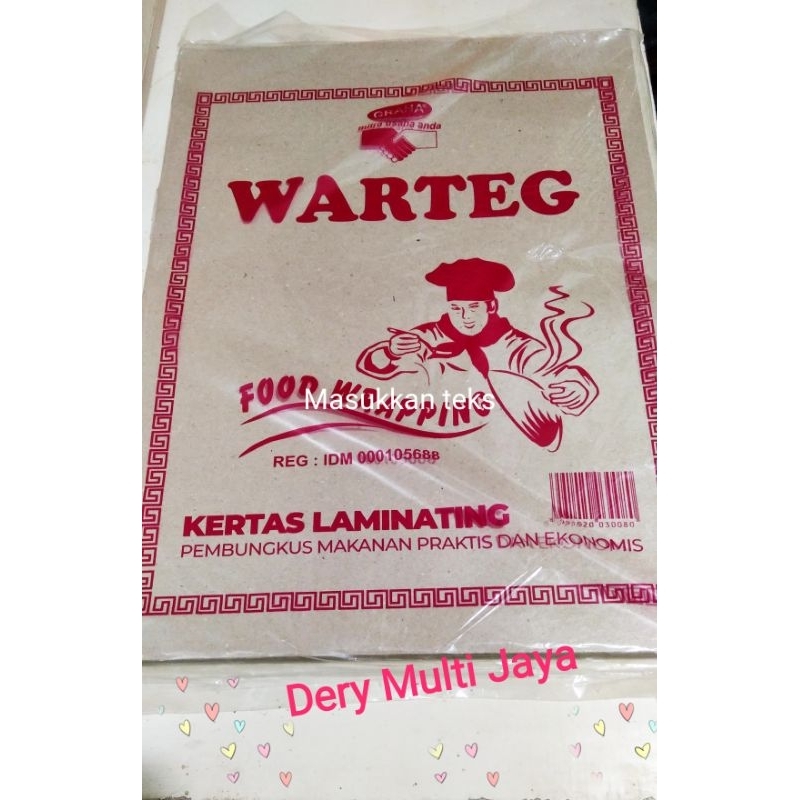 

Kertas Nasi Warteg