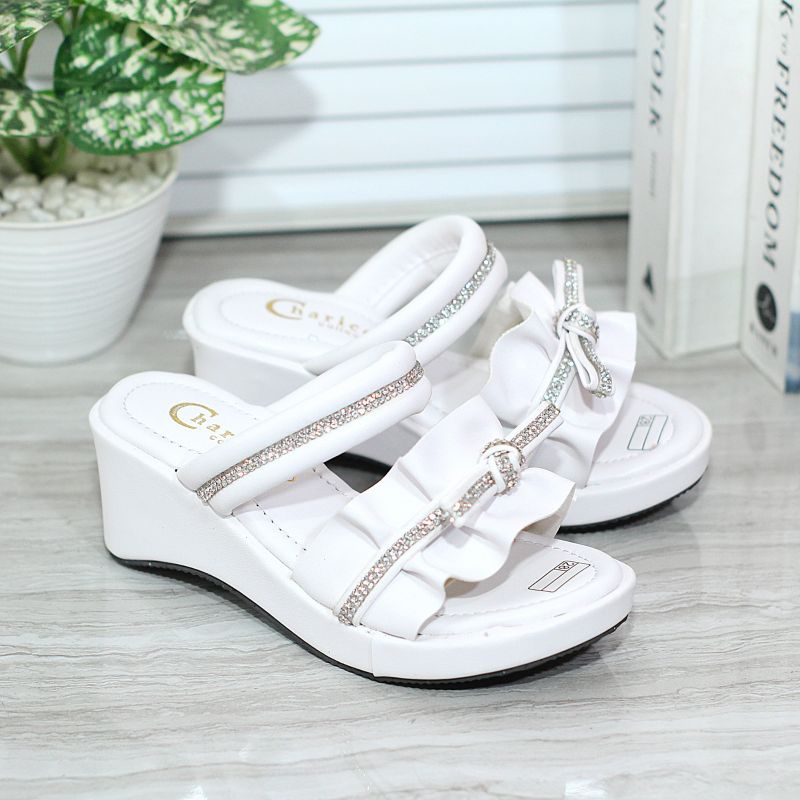 Sandal Wedges Pesta Anak Perempuan 5CM Glossy Marcela