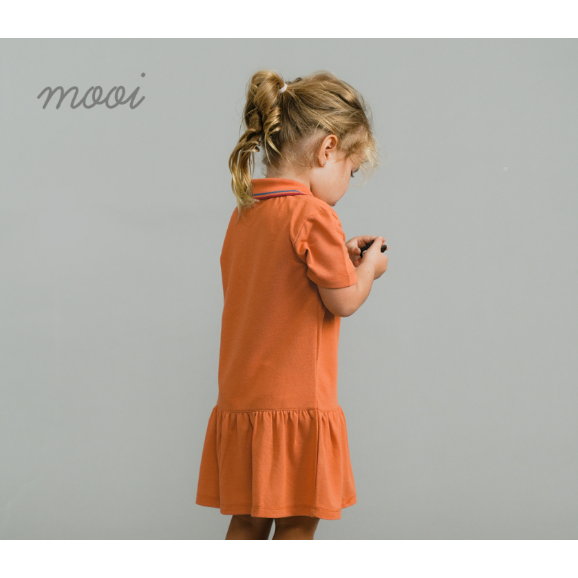 Mooi Polo Dress 1-8 Tahun Collar Polo Dress Lacoste / Dress Anak Perempuan CBKS