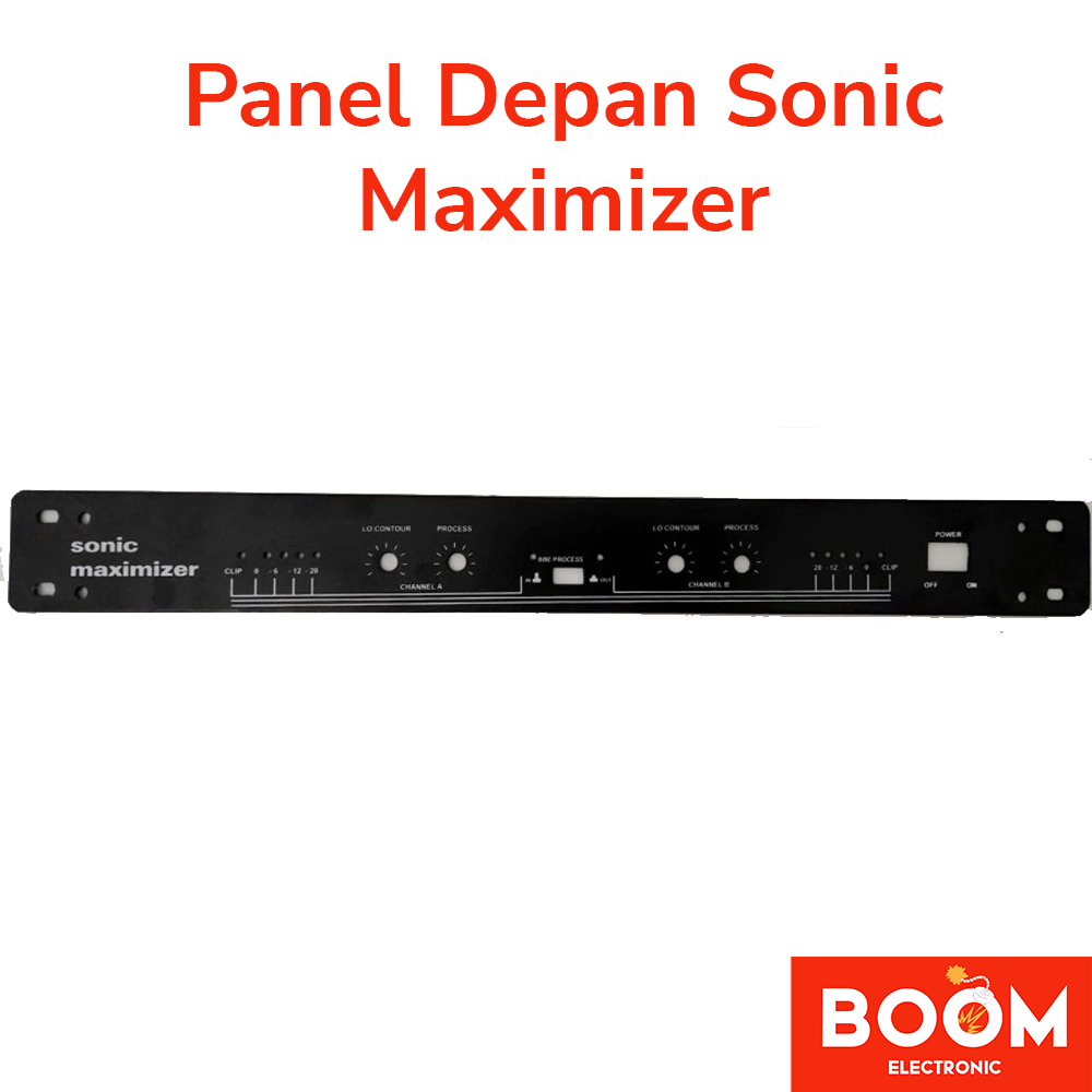 Panel Depan Sonic Maximizer Warna hitam