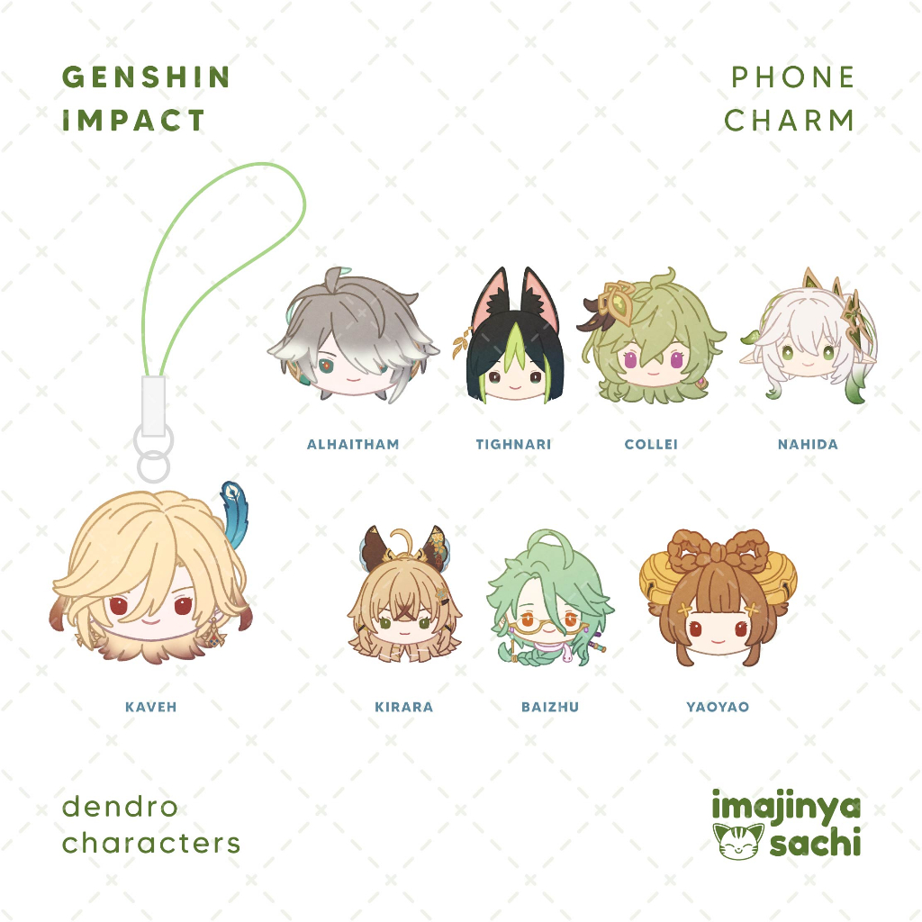 [ imajinyasachi ] Genshin Impact Phone Strap Charm