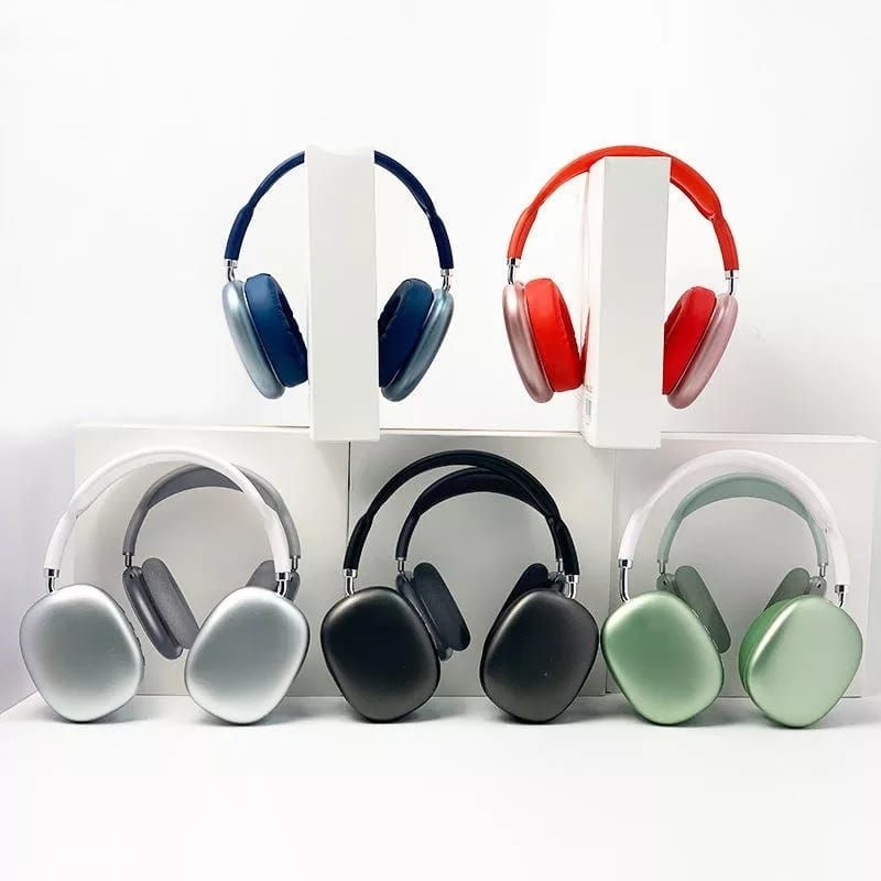 Headphone Bando Bluetooth P9 Macaron Headset Wireless Clone 1.1 Stereo BASS