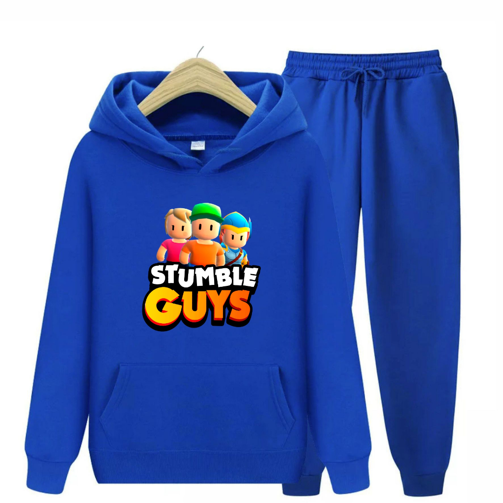 FenishaStore Stumble Guys Sweater Hoodie Anak Usia 4-13 Tahun ( Atasan &amp; SET Hoodie ) Bisa Bayar Ditempat COD