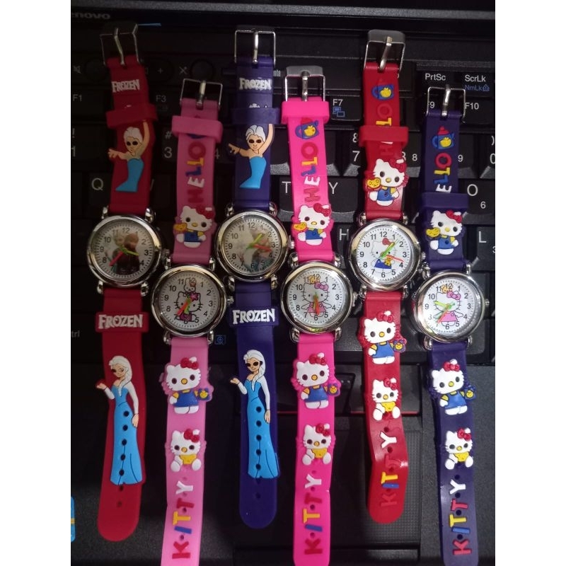 JAM TANGAN ANAK CEWEK ANALOG// JAM TANGAN ANAK KARAKTER