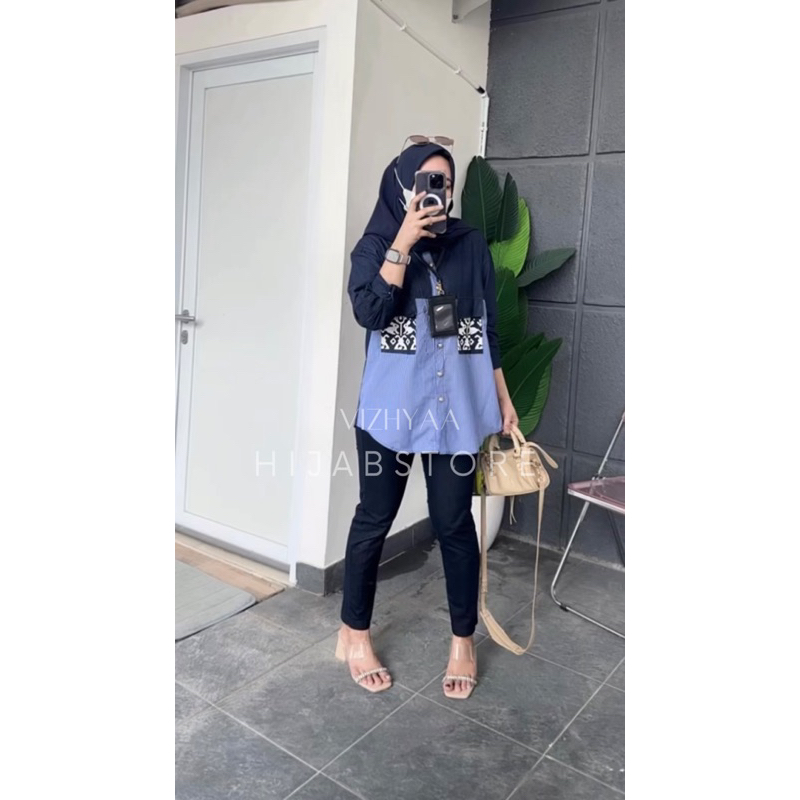 (BISA COD) LUCA BLOUSE / LONG TUNIK/ LUCA