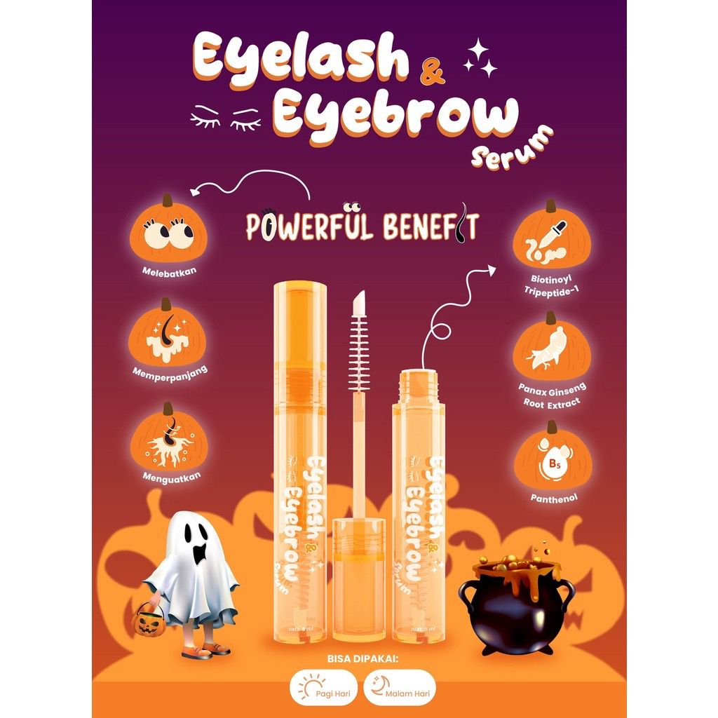 BPOM SALSA Eyelash &amp; Eyebrow Serum Penebal Bulu Mata Menebalkan dan Penumbuh Alis Cepat Panjang