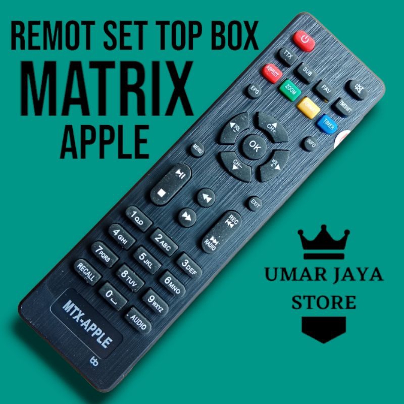REMOT SET TOP BOX MATRIX REMOTE STB MATRIX TV DIGITAL