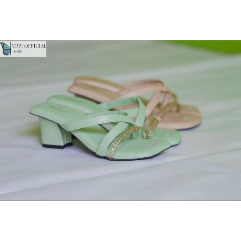 Heels Wanita Empuk Premium Hak 5Cm M-rzck03 RealPict