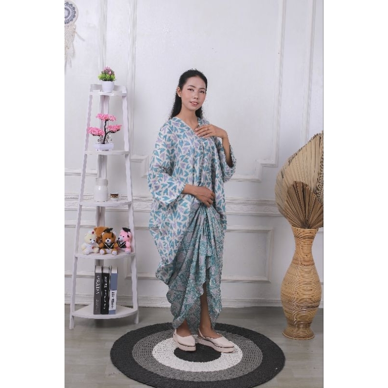 setelan batik viscose / bajukondangan / kaftan viral / batik setelan murah / setelan melayu / baju l