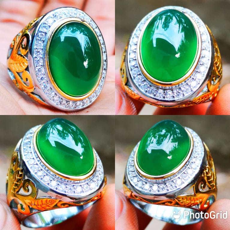 Batu Akik Hijau Garut Super mewah HQ termurah Super mewah