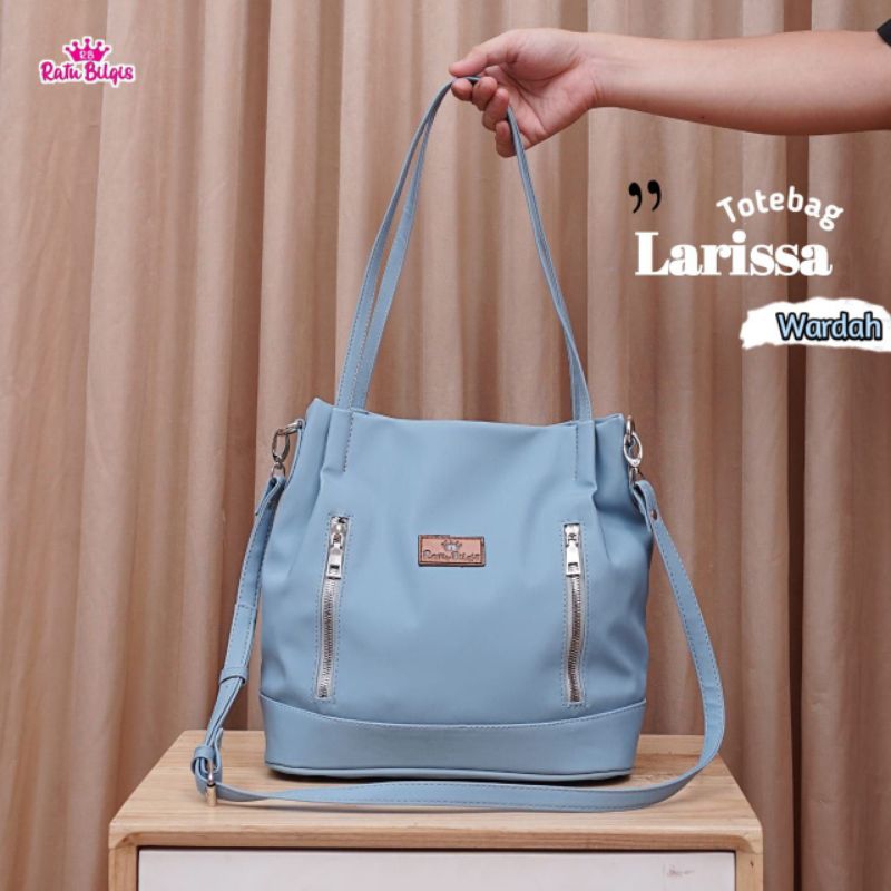 Tas Tote bag Larissa new by Ratu Bilqis free tali selempang