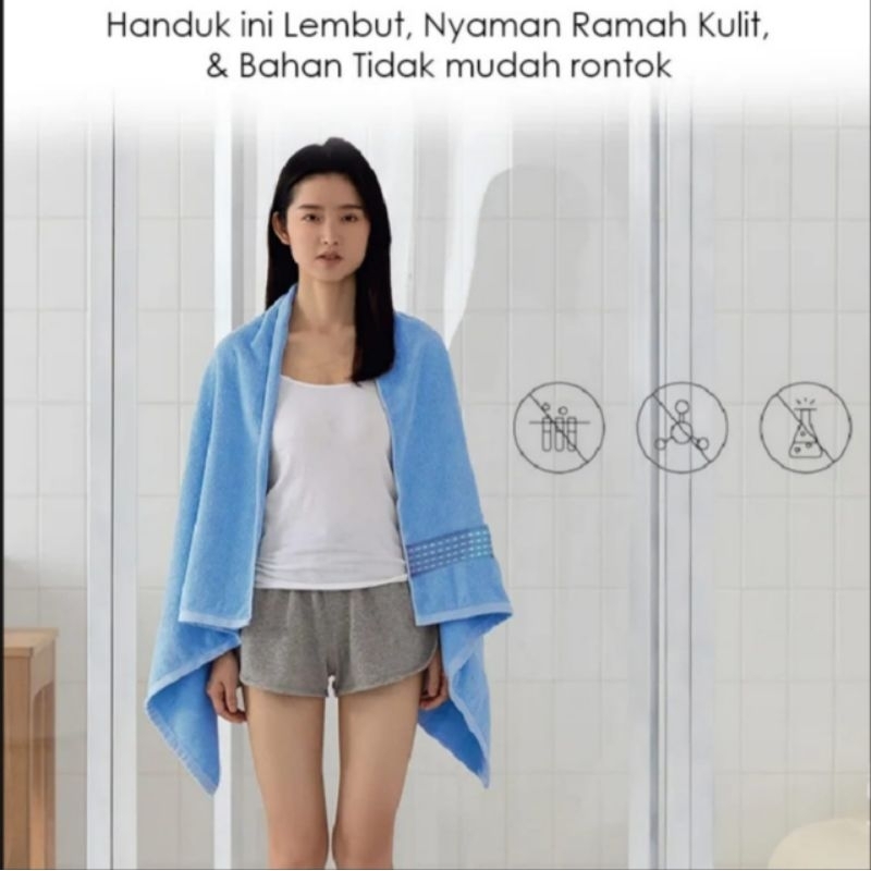 Handuk Tebal Mandi Dewasa Jumbo Menyerap Air  Warna Polos Ukuran 80x150cm - Handuk Mandi Premium Tebal - Kimono Jumbo  murah berkualitas tinggi