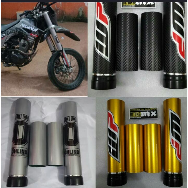 cover usd shock CRF150cc L  dan KLX 150cc d-tracker 150cc