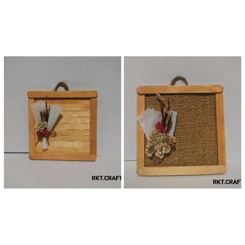 bingkai foto prakarya pigora frame foto stik es krim