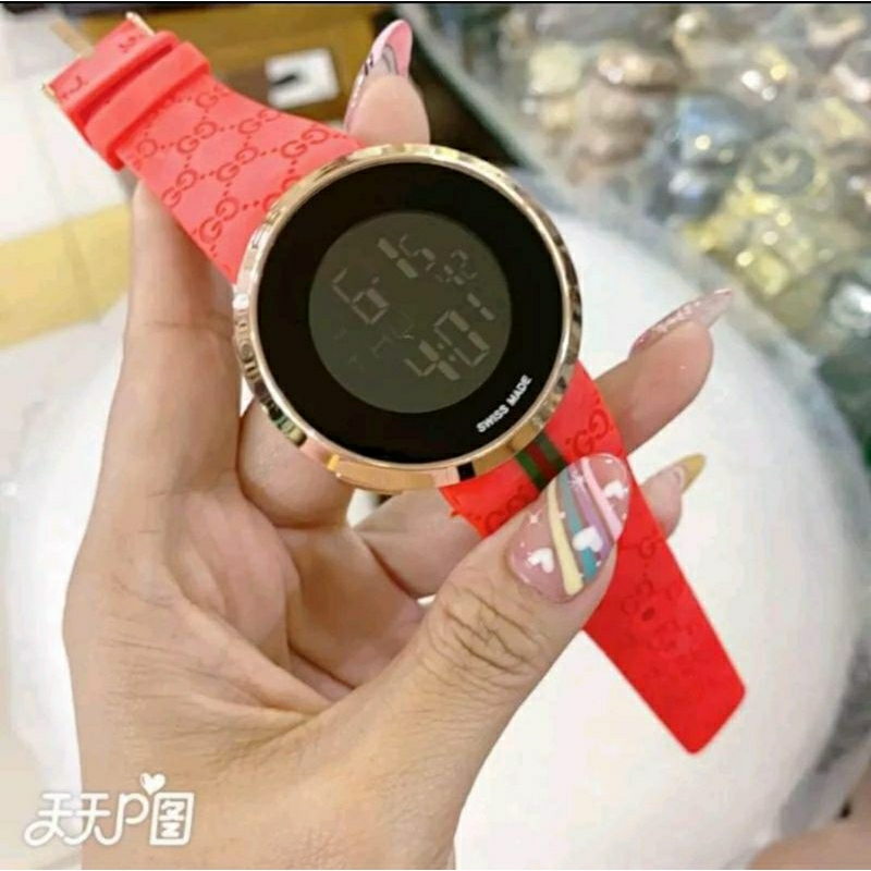 NEW SALE! Jam Tangan G*cci Wanita Digital Tahan Air Kasual Terlaris Bayar Dirumah