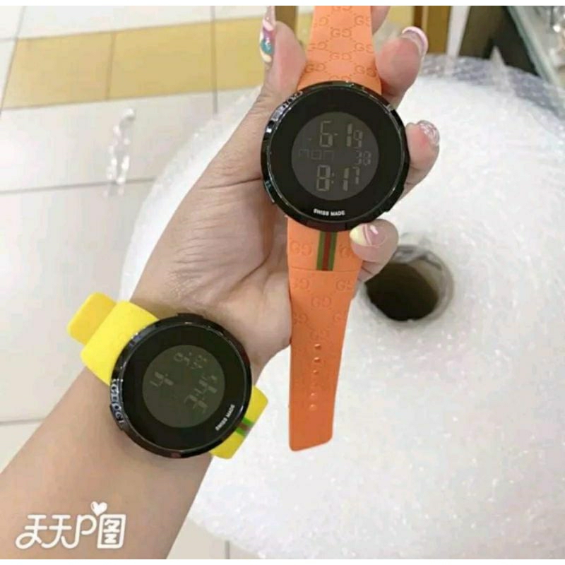 NEW SALE! Jam Tangan G*cci Wanita Digital Tahan Air Kasual Terlaris Bayar Dirumah