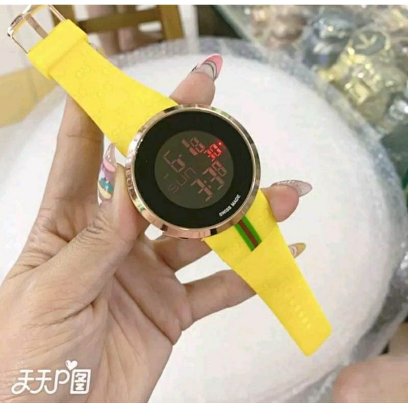 NEW SALE! Jam Tangan G*cci Wanita Digital Tahan Air Kasual Terlaris Bayar Dirumah