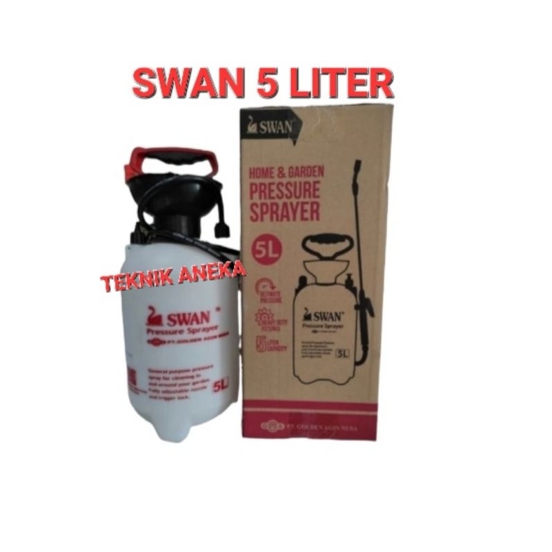 Promo 7.7 SWAN 5 LITER TANGKI SEMPROTAN HAMA TANAMAN DISINFEKTAN