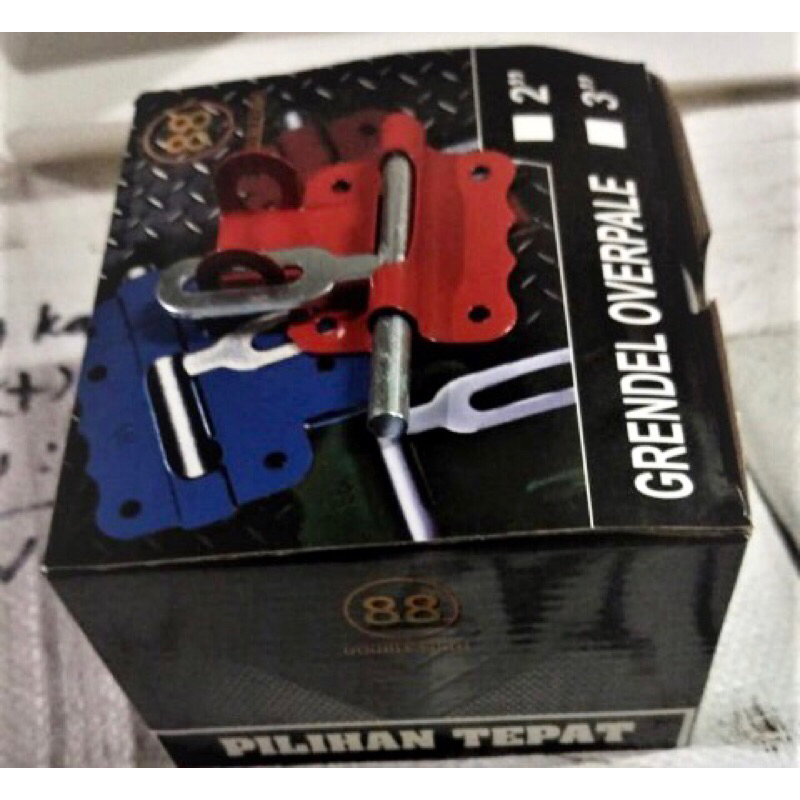 GERENDEL OVERPAL 3 INCH VOXY / KUNCI PINTU MODEL SELOT / ENGSEL KUNCI PINTU GEMBOK