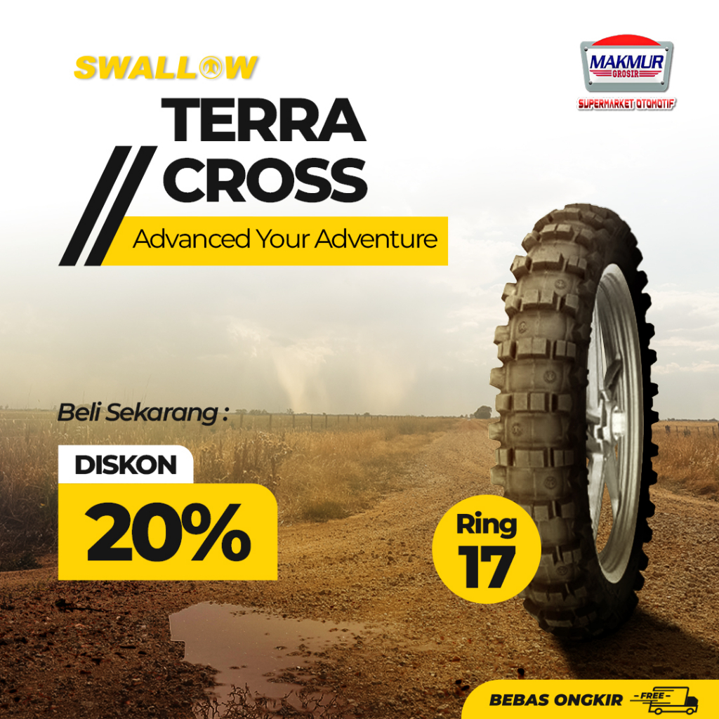 Ban Luar Motor TERRA CROSS Ring 17" OFFROAD/CROSS/TRAIL