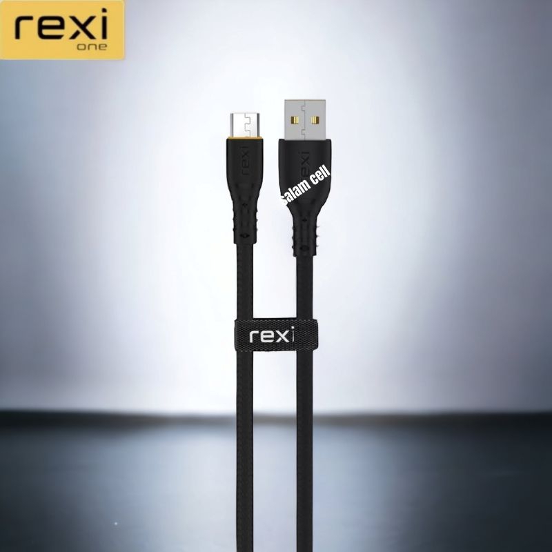 Kabel Data Micro Usb REXI KB01-M 2,4A Fast Charger Original Garansi Resmi