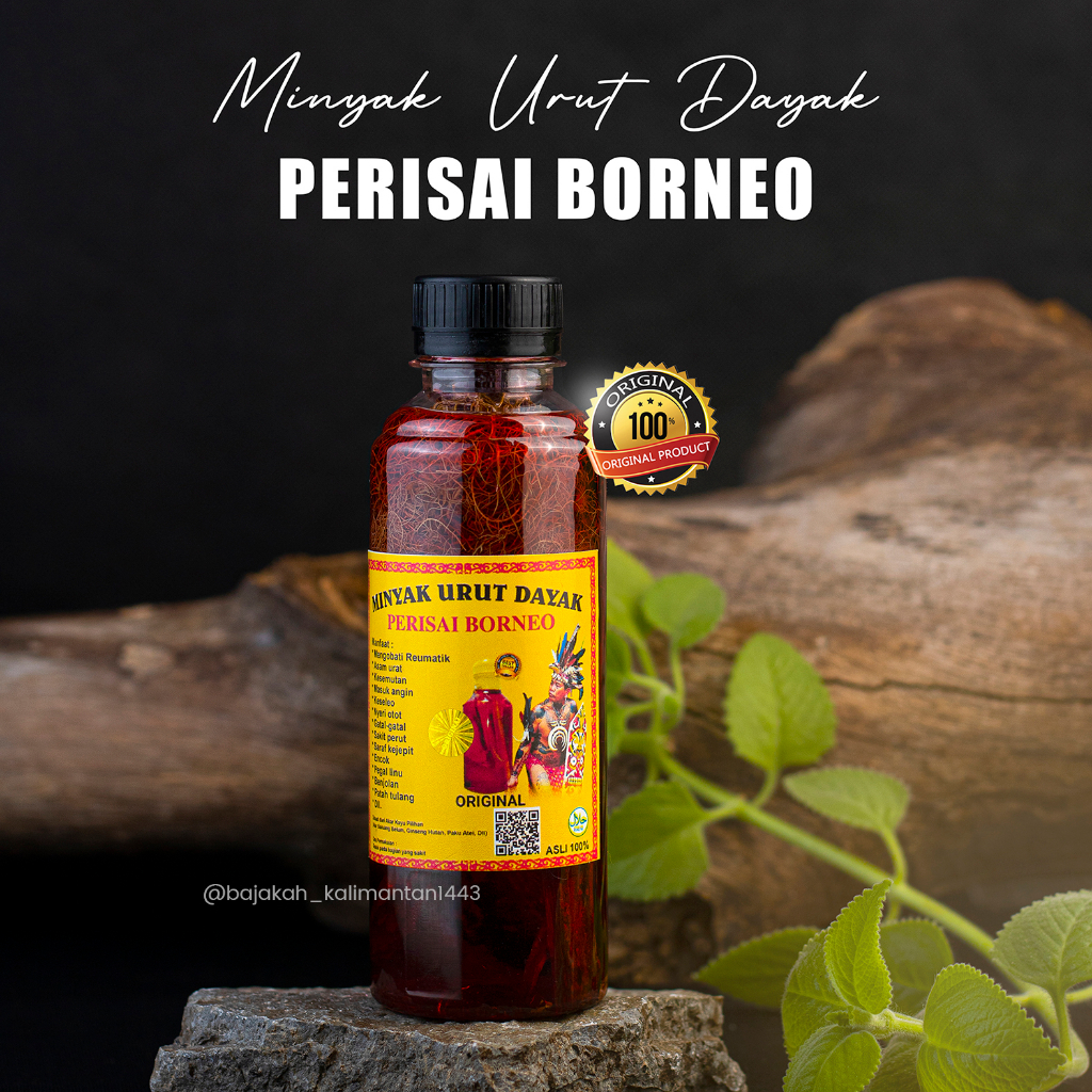 Minyak Urut Dayak Asli Kalimantan 250ml